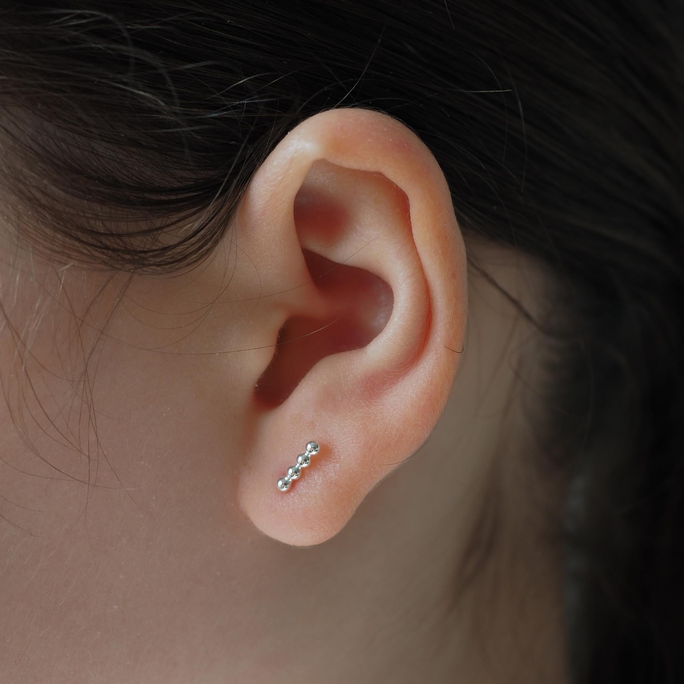 Silver Stud Earrings