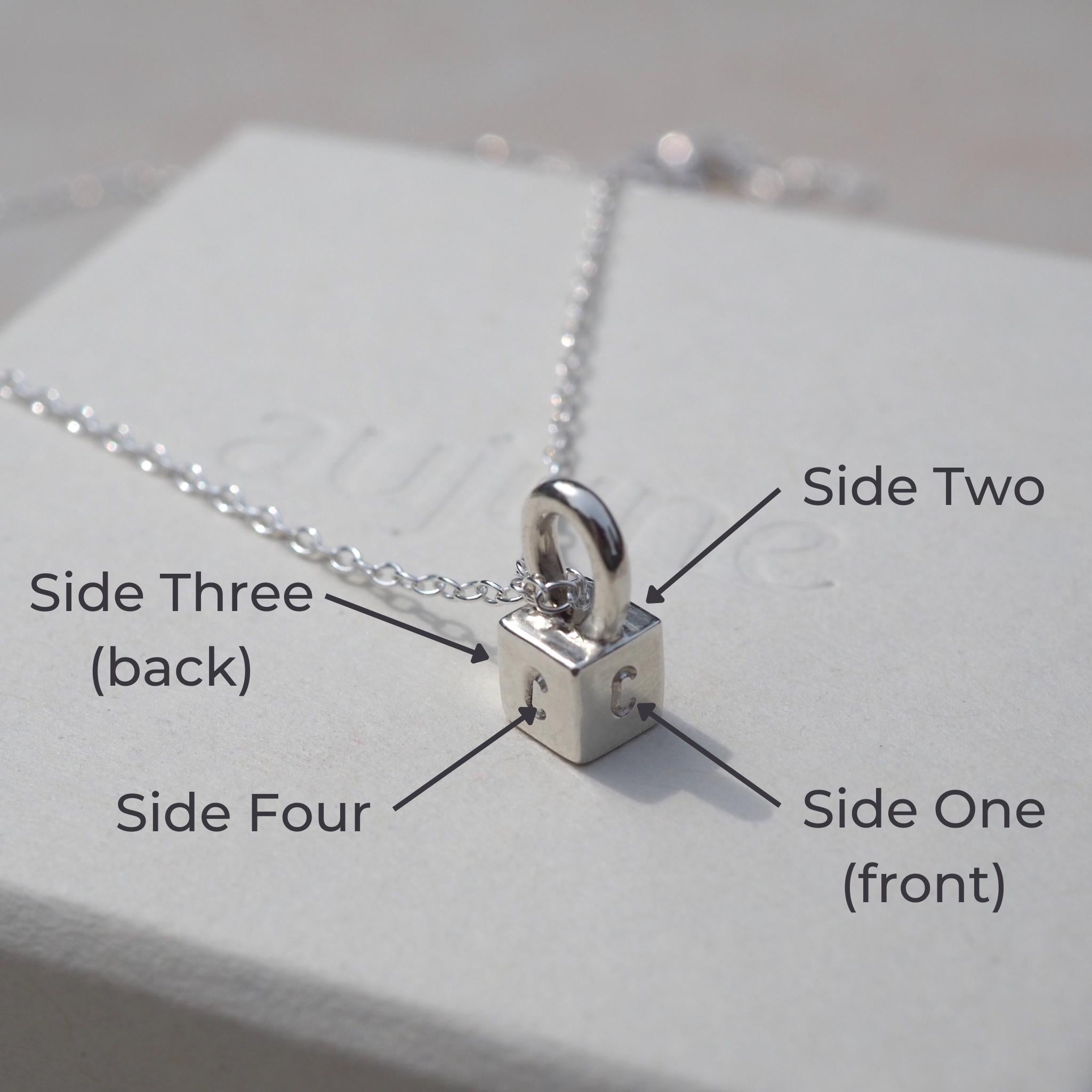 Dainty Cube Necklace