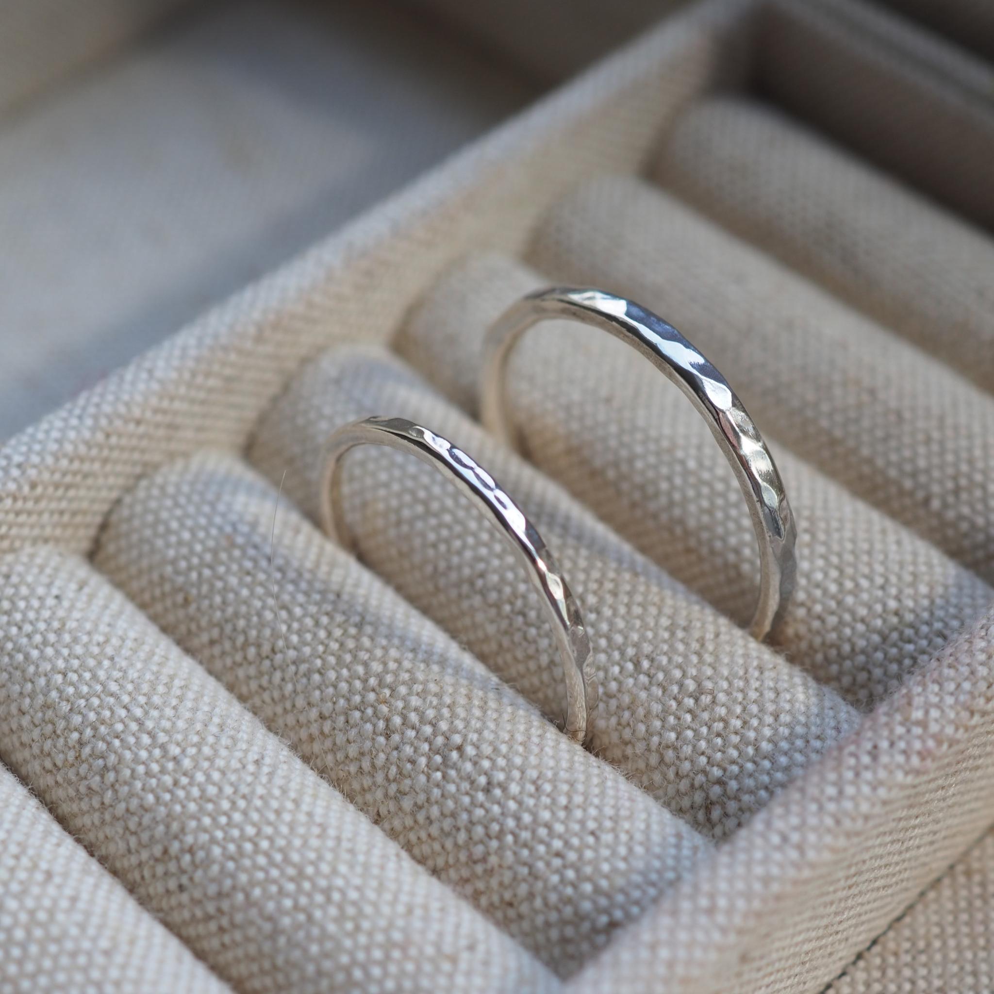 Hammered Stacking Ring