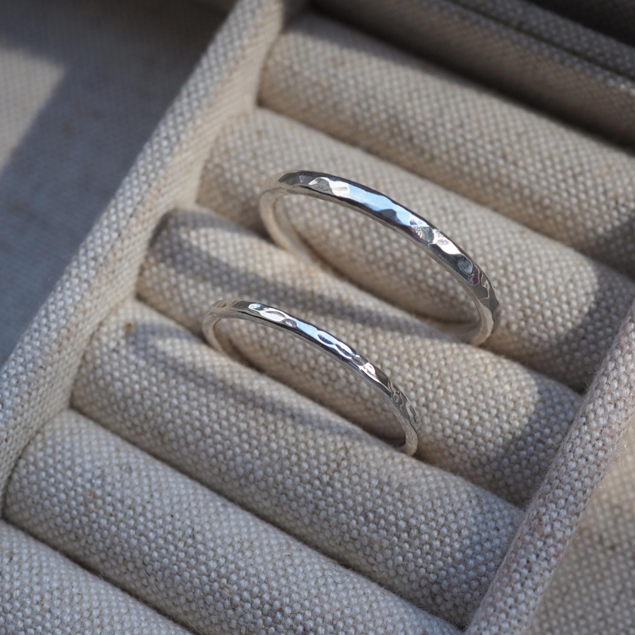 Hammered Stacking Ring