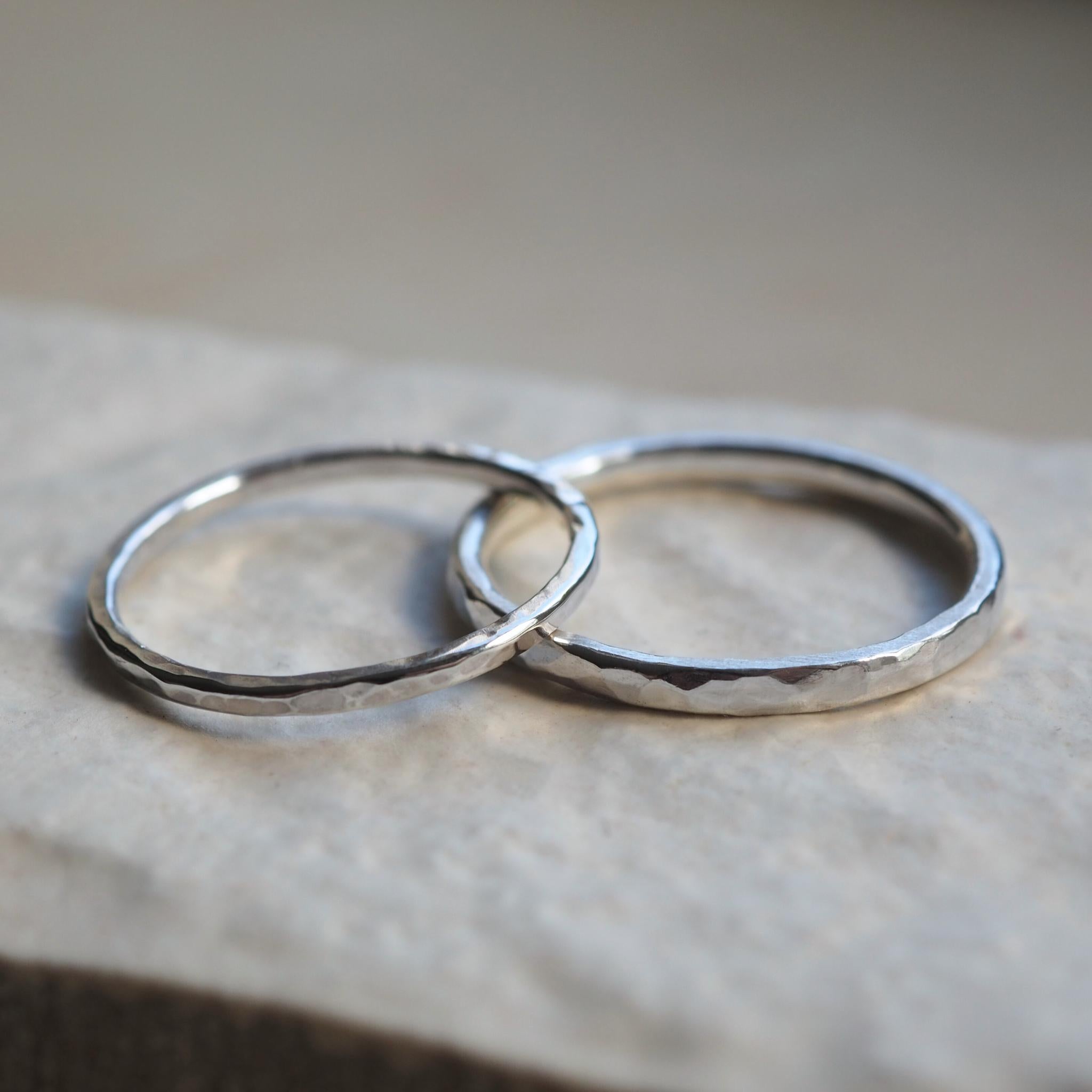 Hammered Stacking Ring