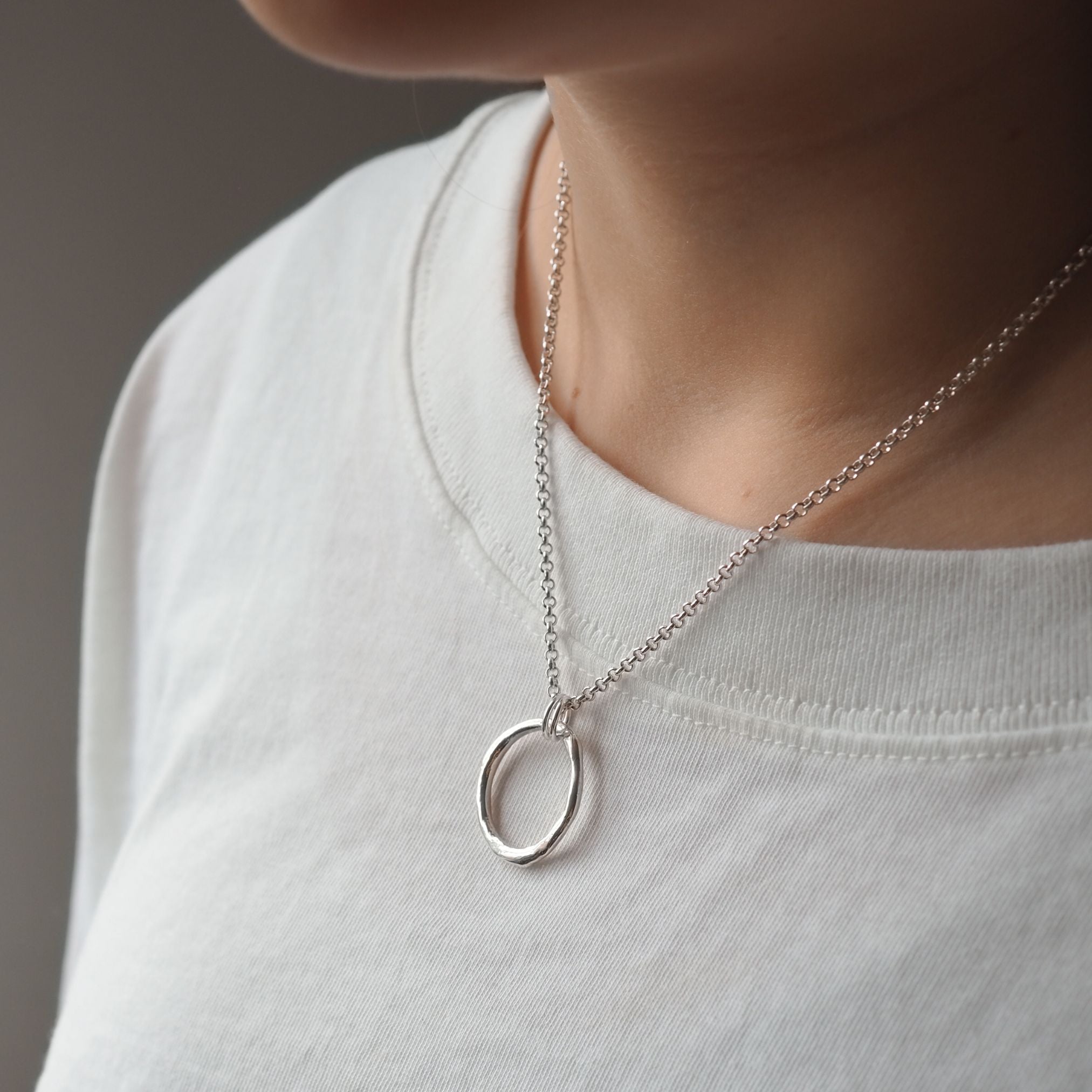 Single Halo Pendant