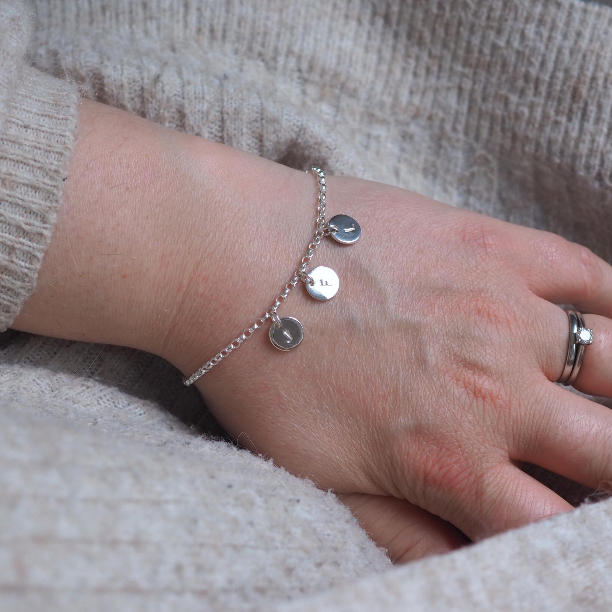 Personalised Charm Braceletwrist.