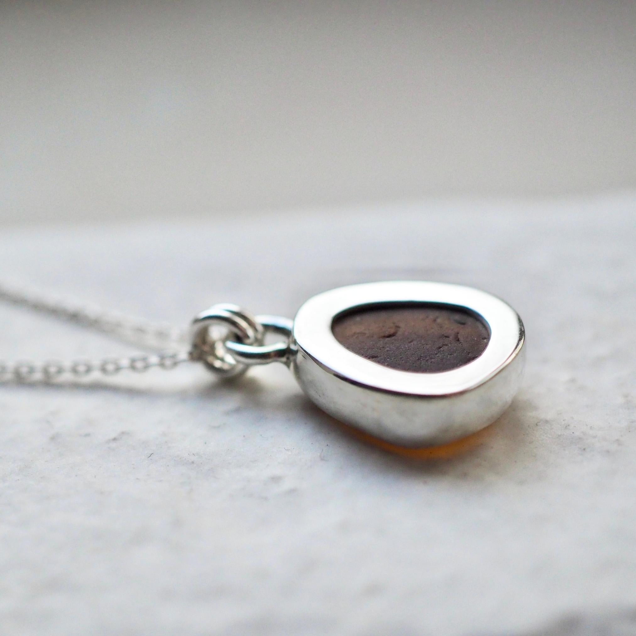 Sea Glass Necklace | Sterling Silver Necklace