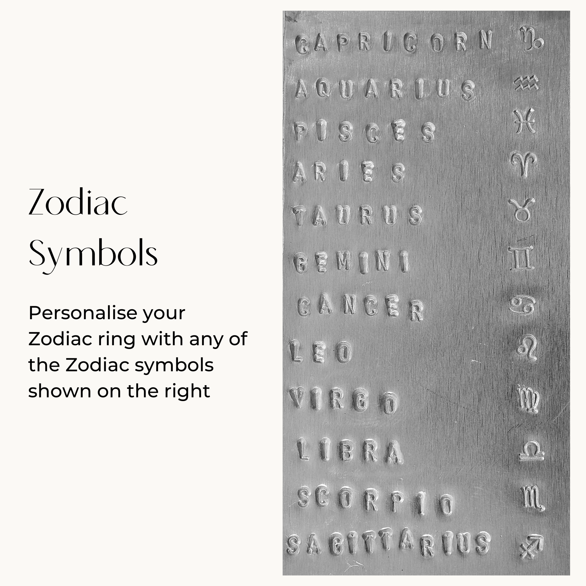 Zodiac Ring