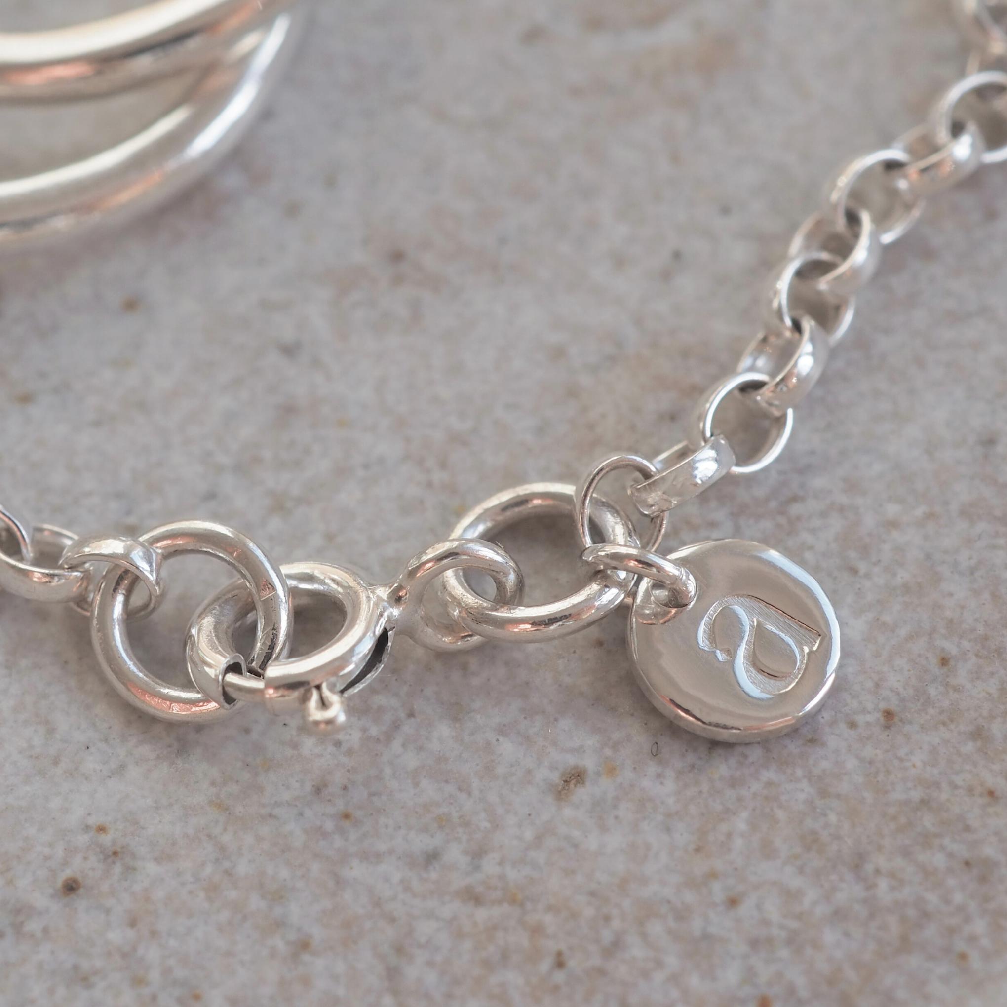 Disc Charm Bracelet