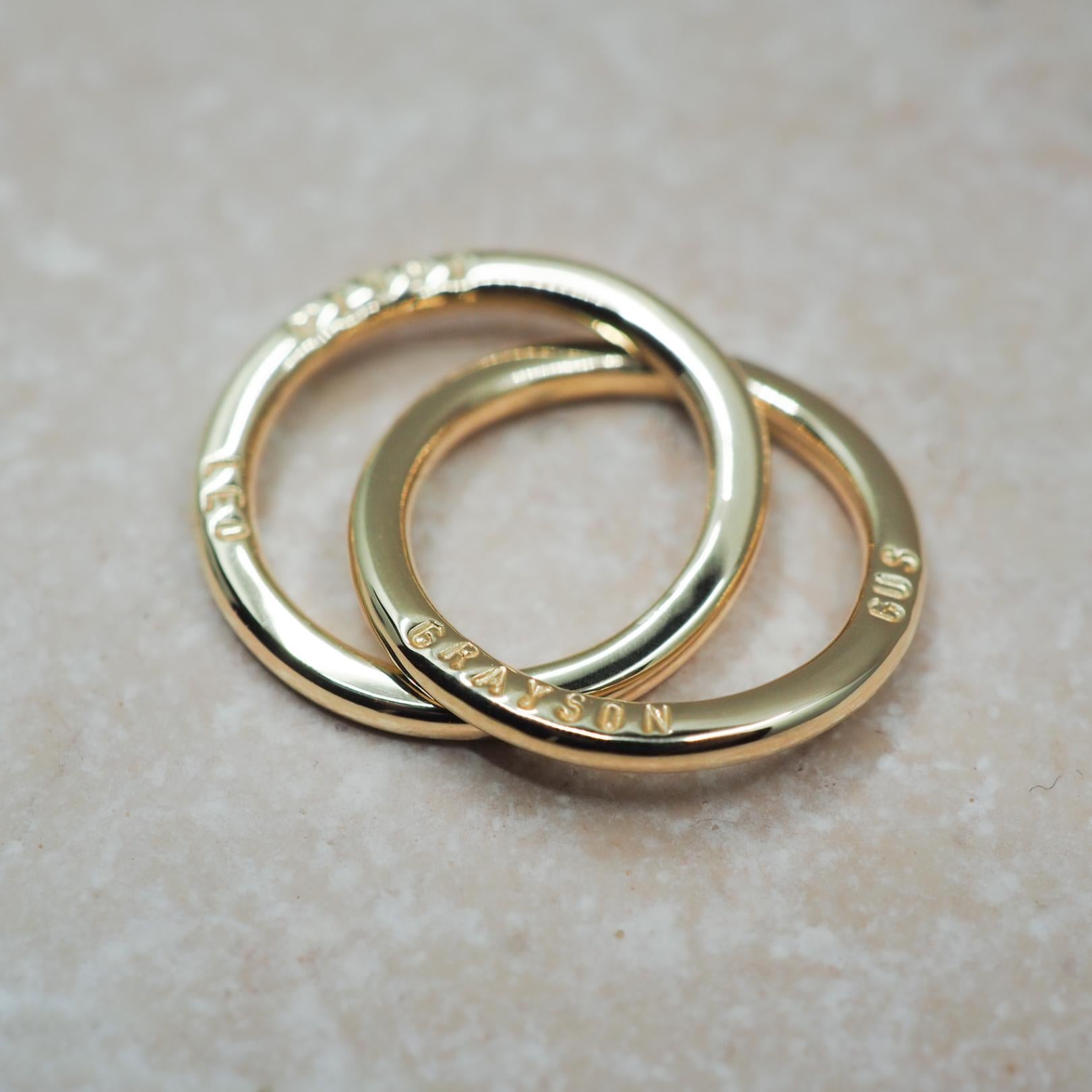 Interlocking Circle Necklace 