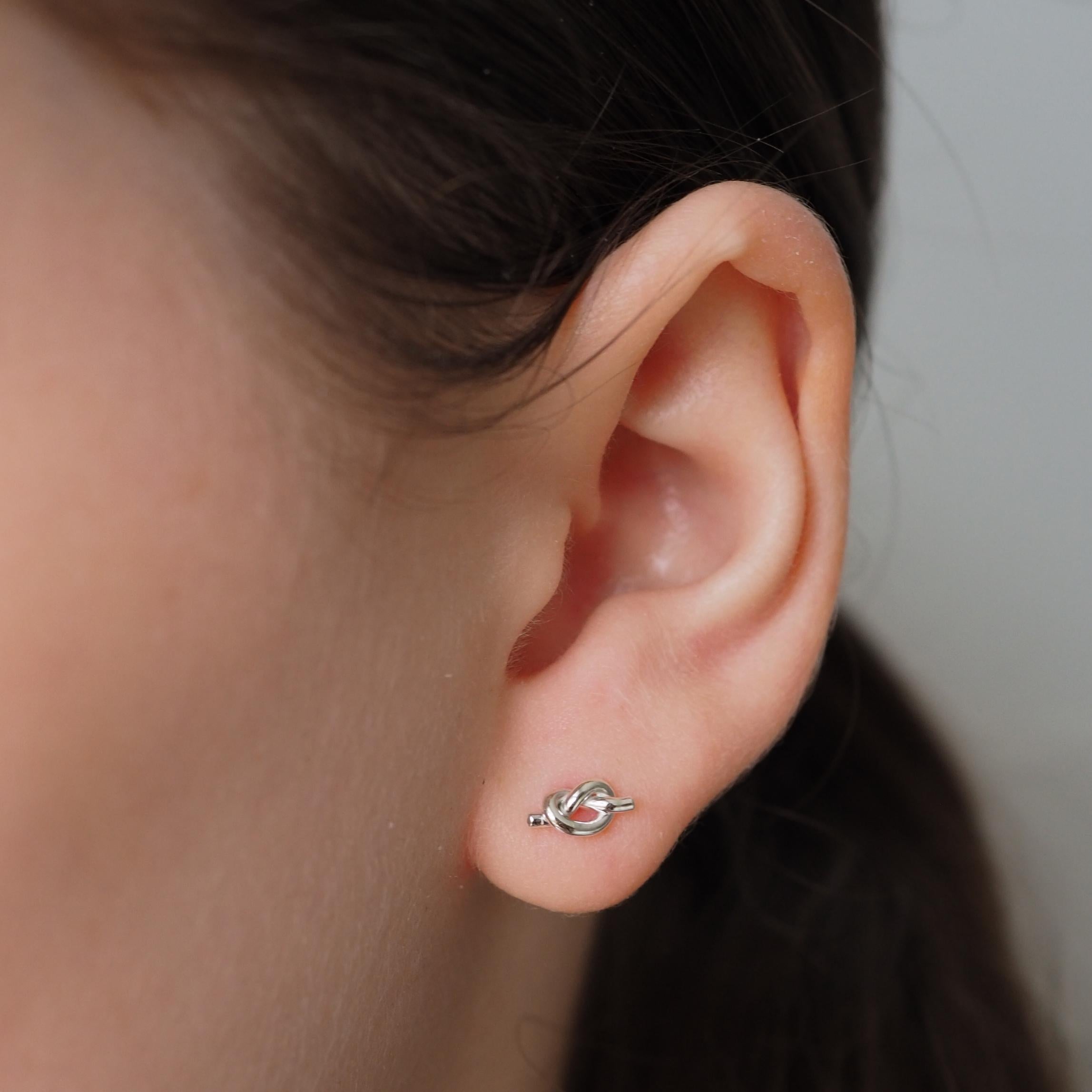 Love Knot Stud Earrings 