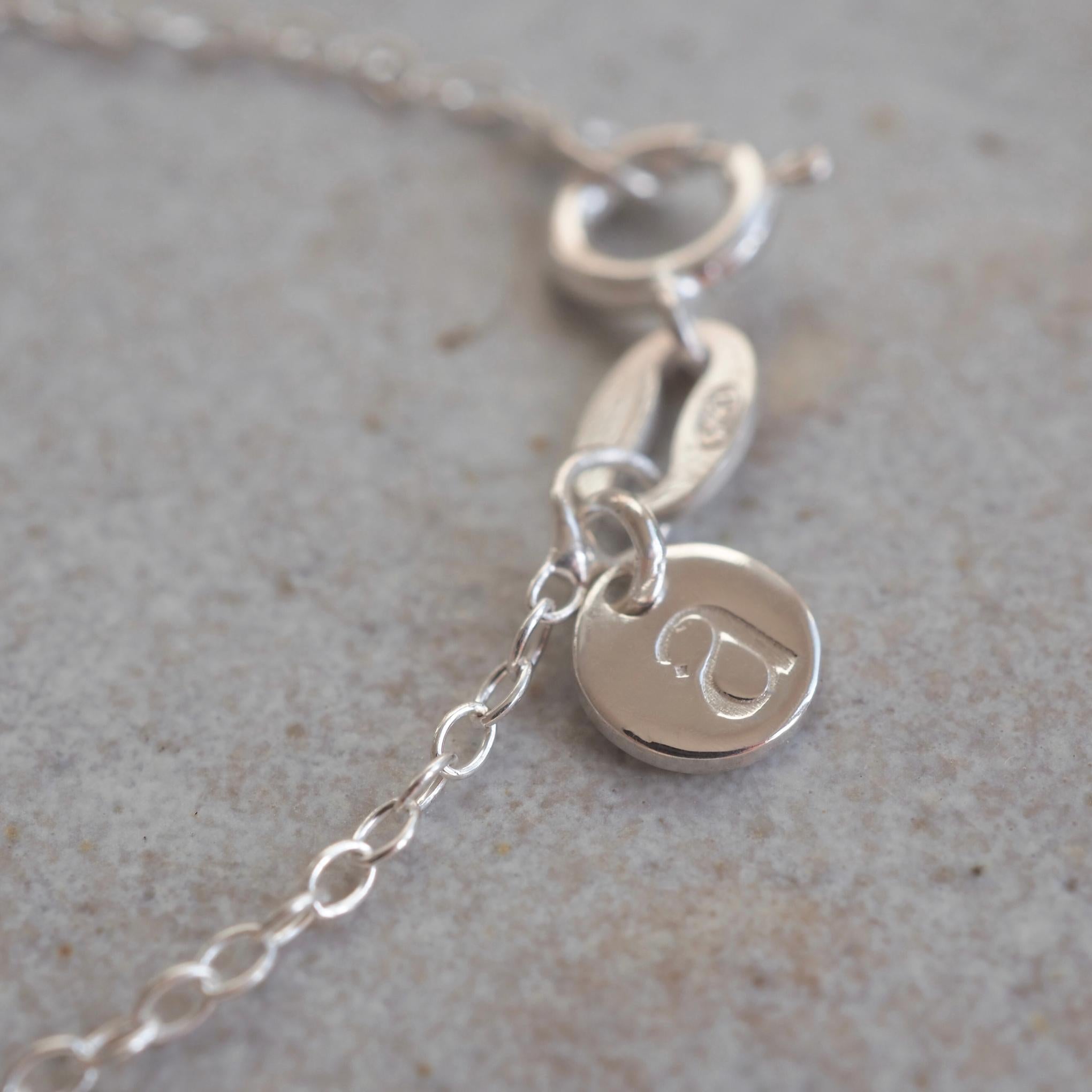 White-Pink Sea Glass Necklace