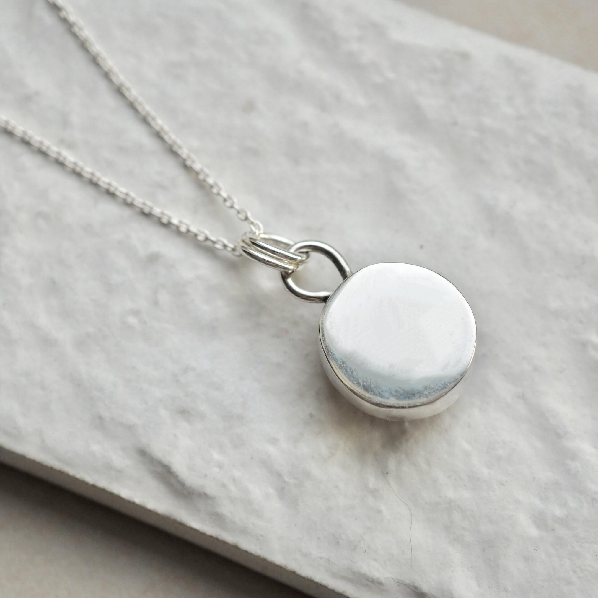White-Pink Sea Glass Necklace