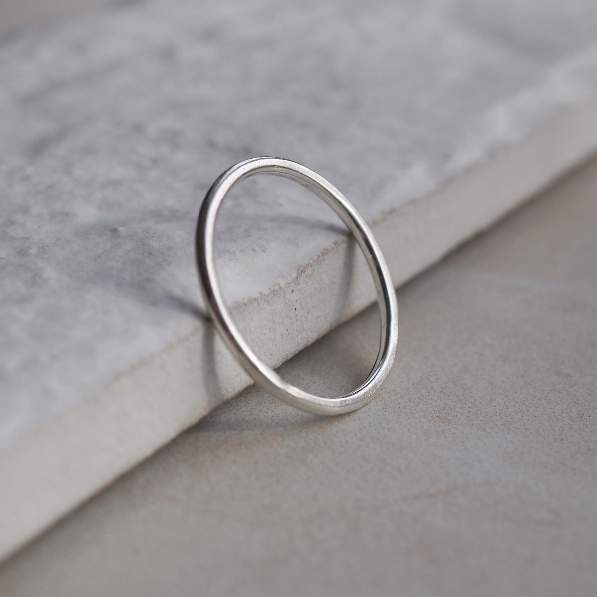 Simple Built Up Rings Simple Stacking Ring – Aujune
